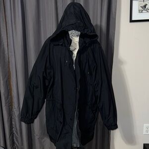 Woman Within Black Hooded Jacket